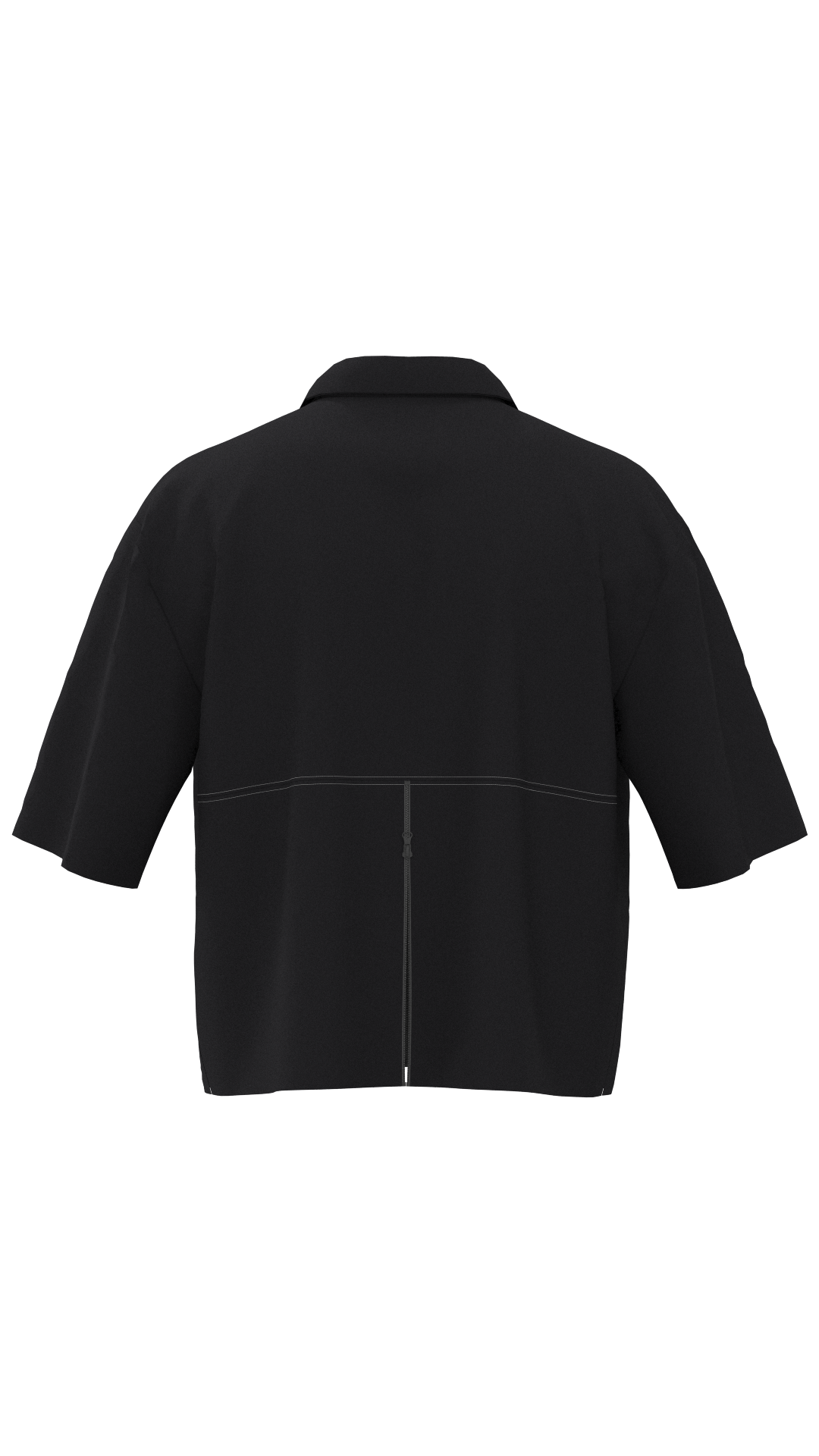 Short Sleeve Zip-Up