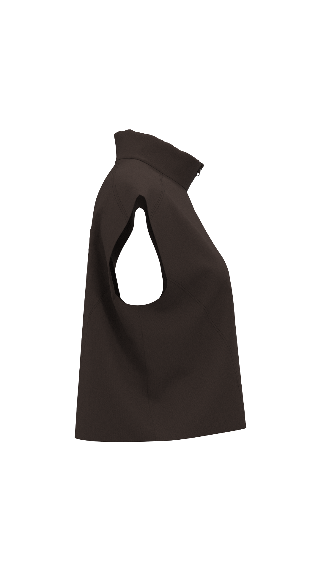 Women Sleeveless Zip-Up