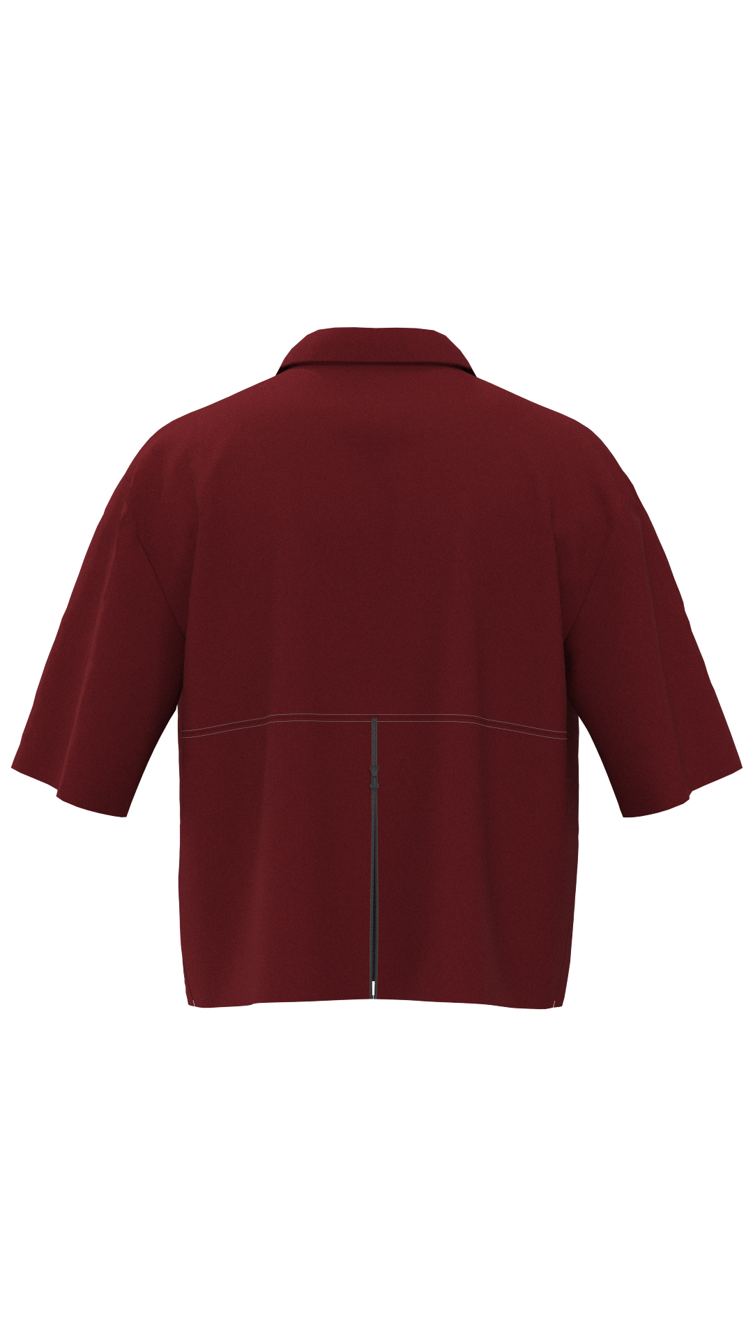 Short Sleeve Zip-Up