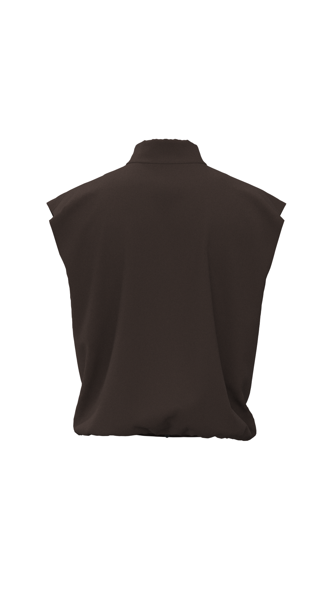 Men Sleeveless Zip-Up