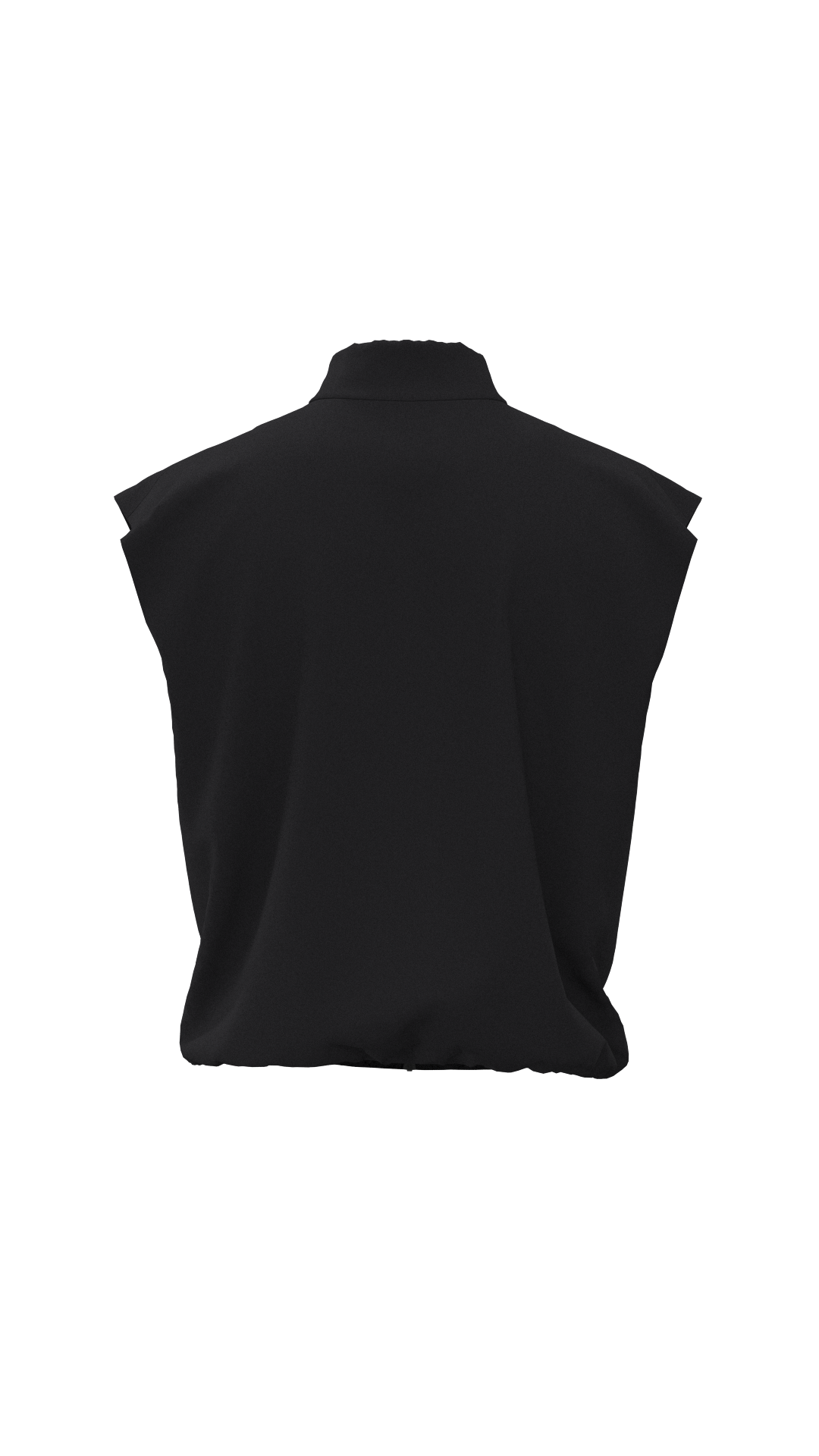 Men Sleeveless Zip-Up