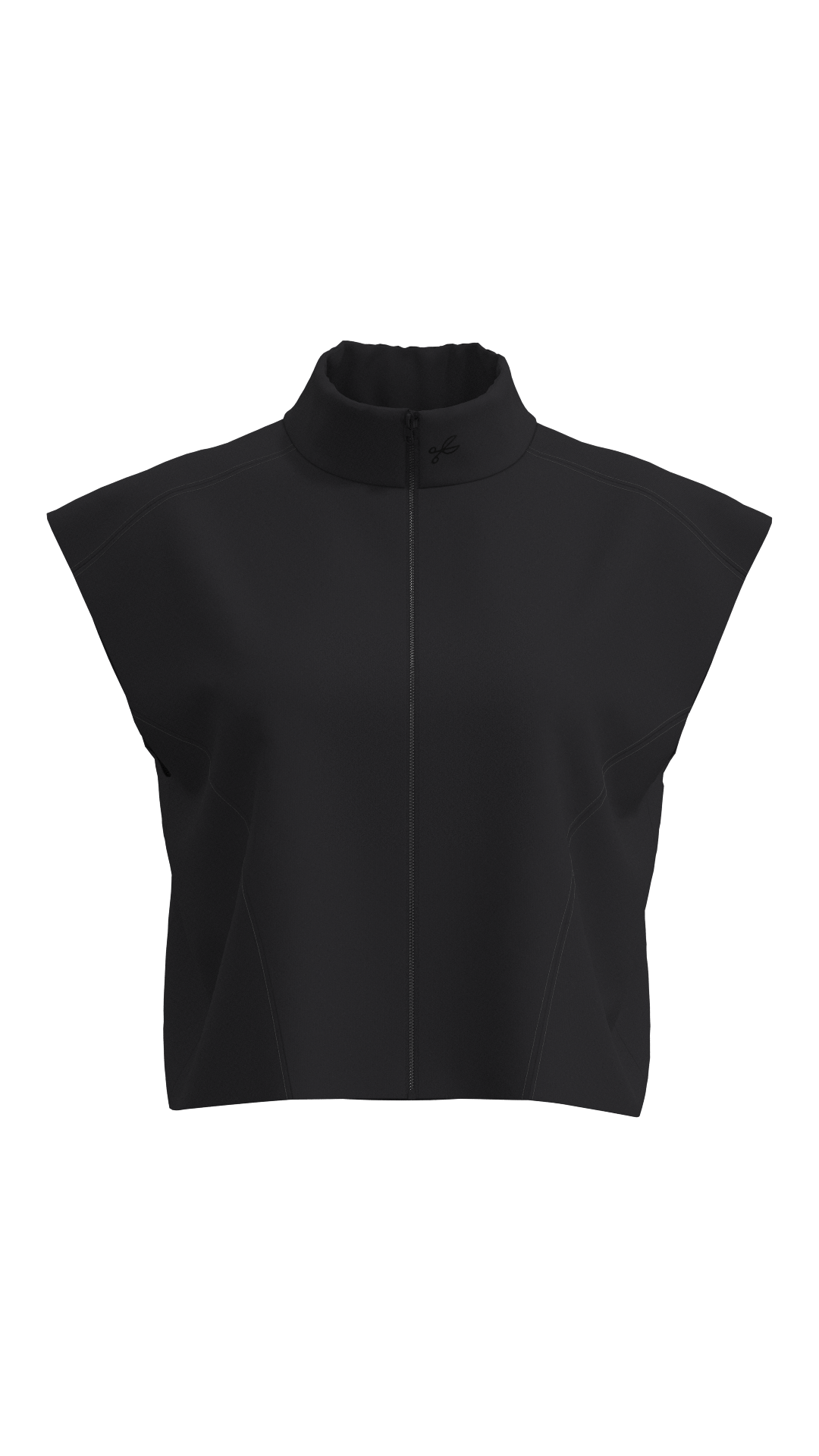 Women Sleeveless Zip-Up