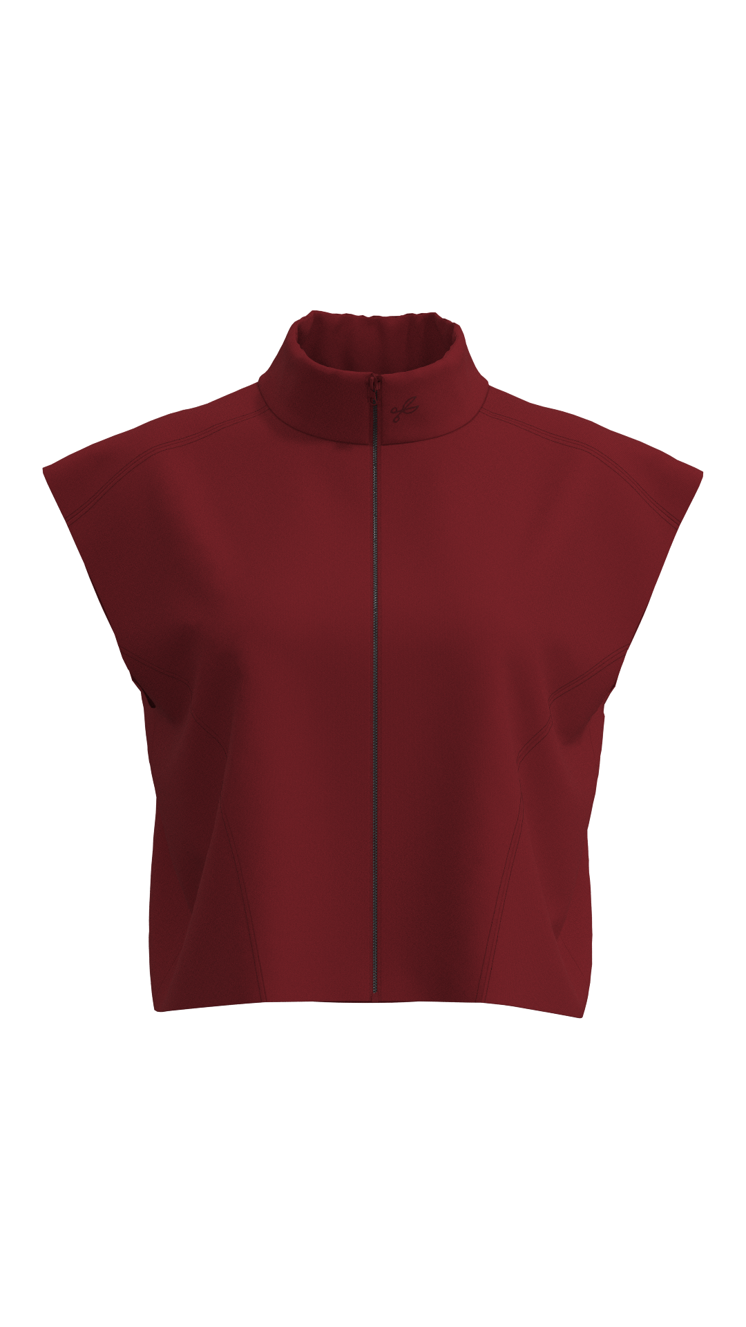 Women Sleeveless Zip-Up