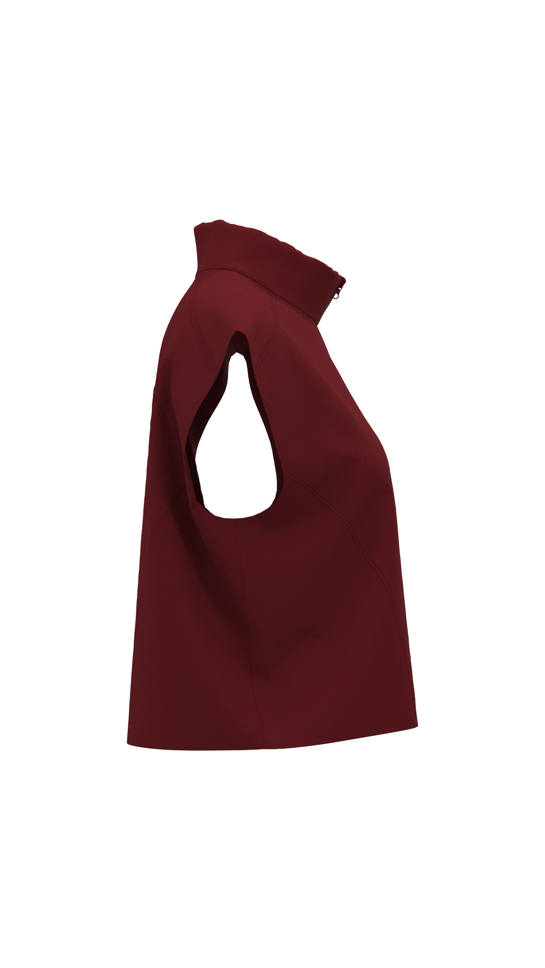 Women Sleeveless Zip-Up
