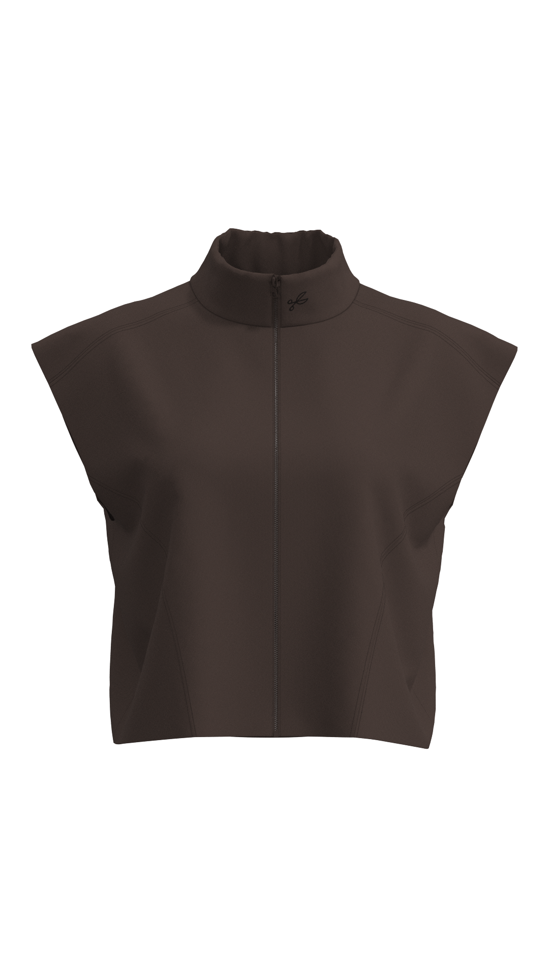 Women Sleeveless Zip-Up